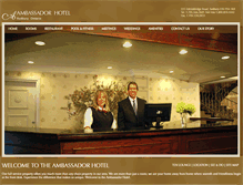 Tablet Screenshot of ambassadorhotel.ca