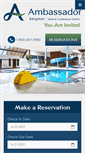 Mobile Screenshot of ambassadorhotel.com